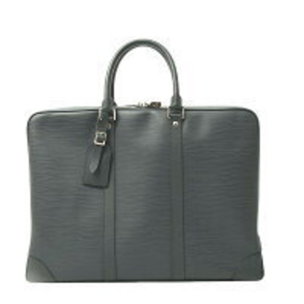 Louis Vuitton Blue Gray Briefcase Porte Voyage Epi Document - Picture 2 of 3